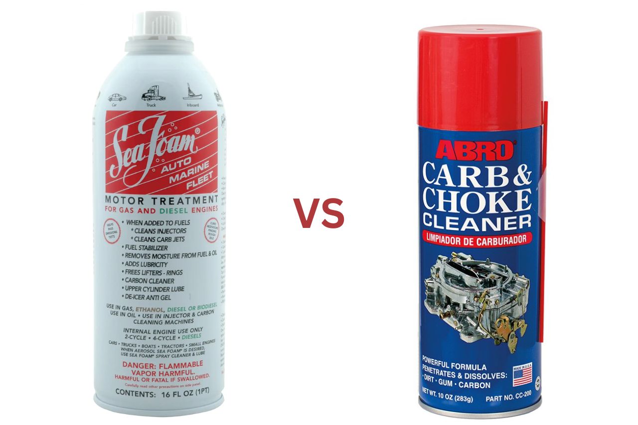 Seafoam vs Carb Cleaner